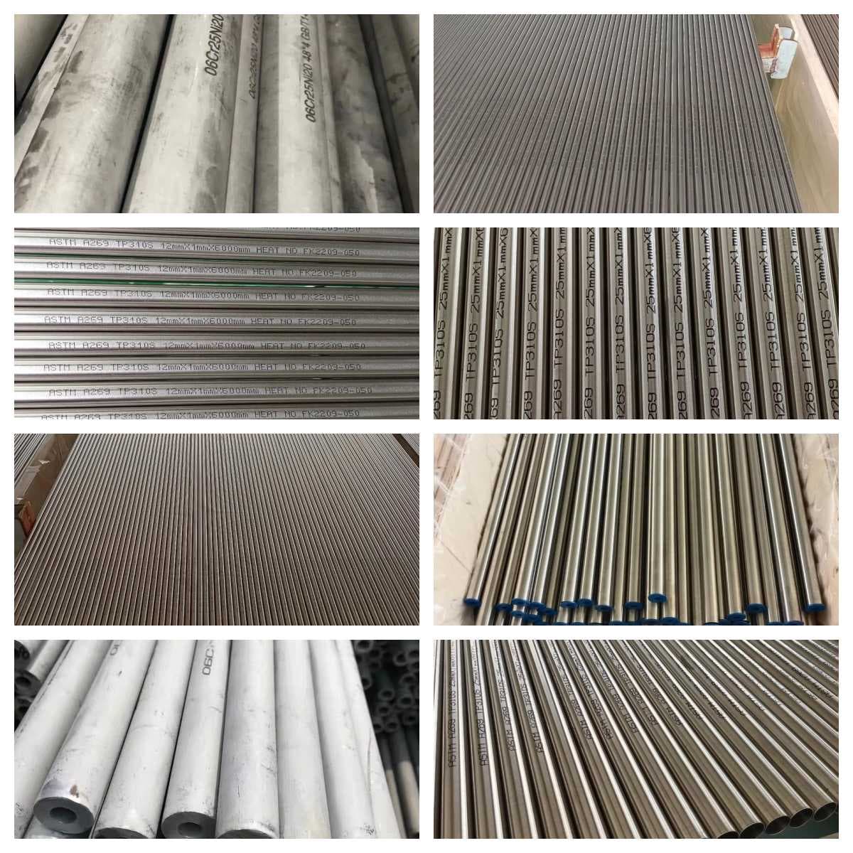 Tubu tal-Azzar li ma Jissaddadx ASTM A312 / ASTM SA312 310s 7